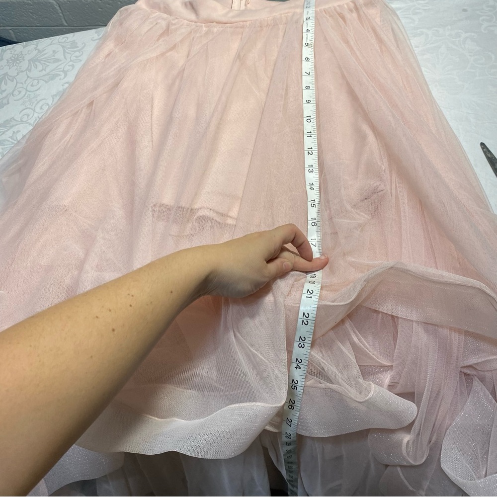 Vintage TLC’s Say Yes To The Prom Formal Fairy Maxi Skirt Layered Pastel Pink - Picture 3 of 9